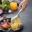 Ensemble 2 pièces spaghetti, pelle à pâtes en acier inoxydable et pinces, résistant à la chaleur, 12 pouces