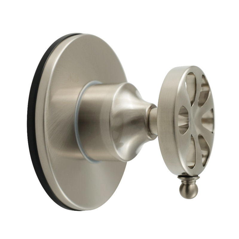 Kingston Brass Belknap Single-Handle Three-Way Diverter Valve With Round Trim Kit, Brushed Nickel
