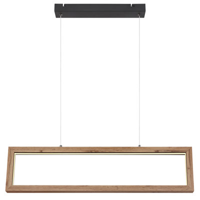 1 - Light Matte Black LED Pendant
