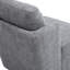 Fauteuil demi-tonneau pivotant, fauteuil d'appoint rond confortable, fauteuil demi-tonneau pivotant à 360 degrés-113350059