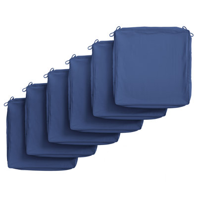 Outdoor  4'' Non-Slip Cushion Cover Water-Repellent Seat Cushion Slipcover With Portable Carry Handle.