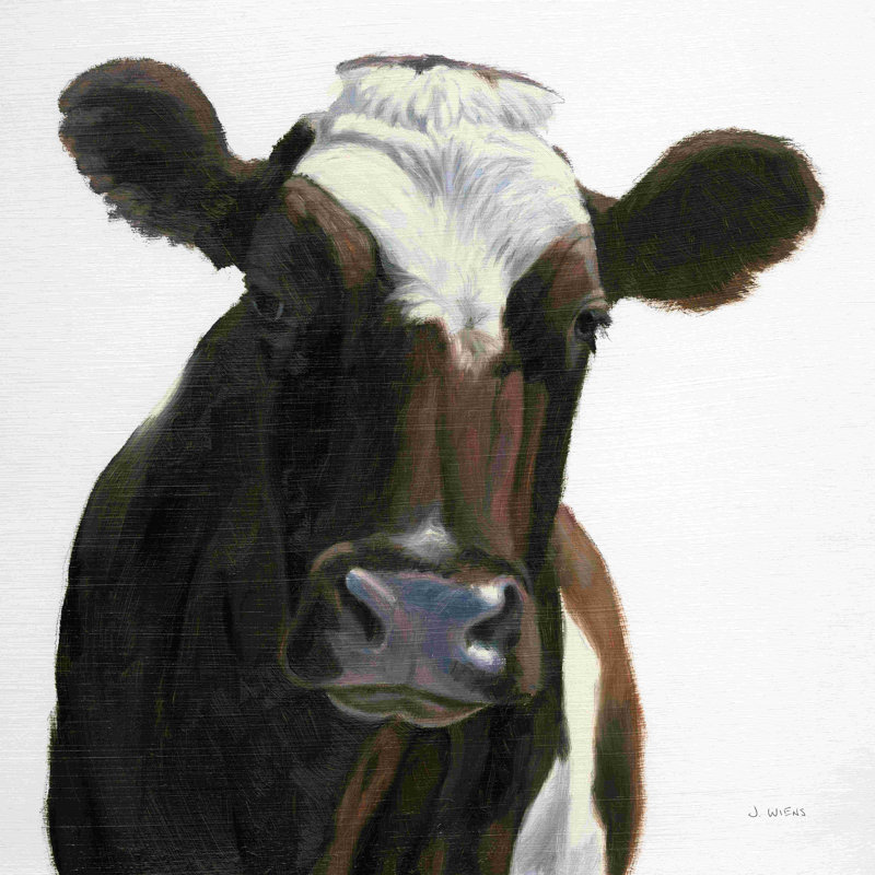Bessie par James Wiens - Peinture, H 12 po x l 12 po, Toile tendue