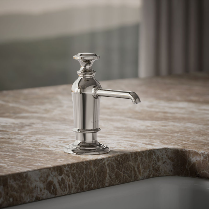 Artifacts Soap/Lotion Dispenser, Vibrant Polished Nickel