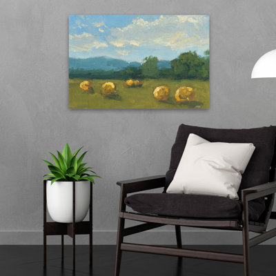 Farmhouse / Country Pastoral Hay Bales