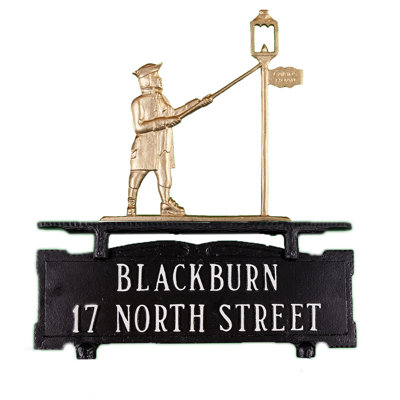 Metal Mailbox Sign