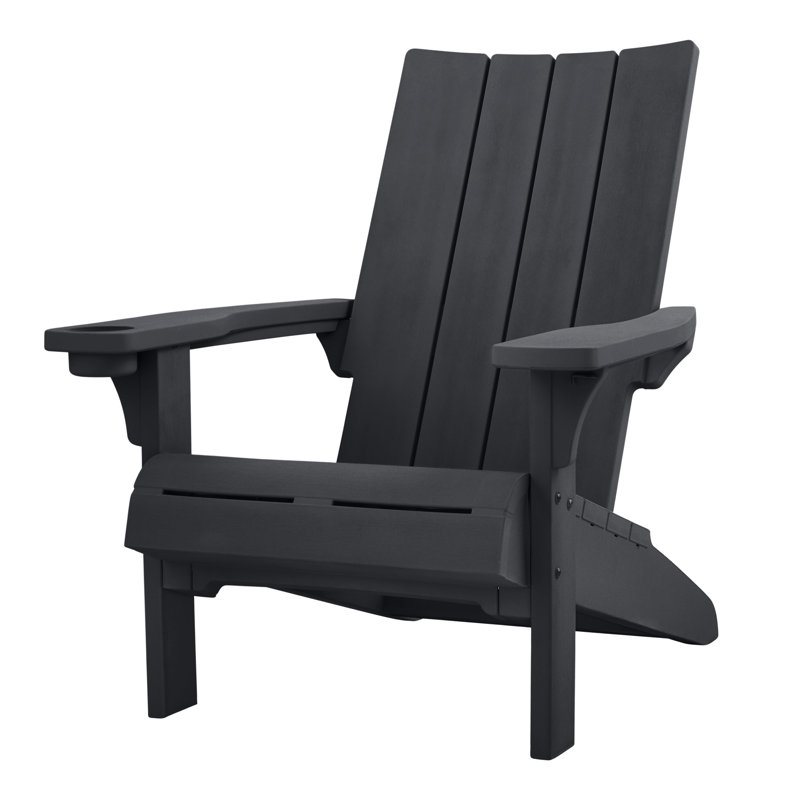  Mobilier d'extérieur durable et résistant aux intempéries pour la véranda et la cour arrière Keter Modern Adirondack