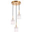 Suspension cylindrique en grappe 3 lumières Rosendahl-191407445-191407448
