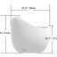 1.28 Single Flush Toilet In Glossy White Ceramic - Egg Shape, Flame-Retardant, Bathroom Modern With Shape White, Flush, Water-Conserving Flushing