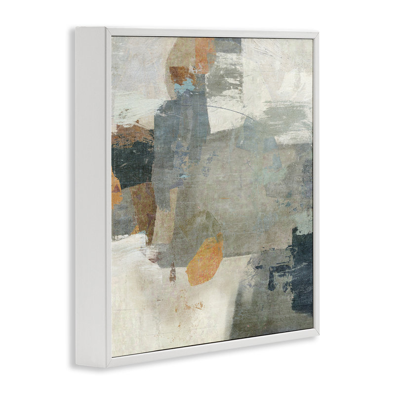 «Rustic Gray Paint Paint», art de la giclée encadrée par Suzanne Nicoll, Estampe numérique encadrée blanc bord de mer