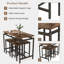 Ensemble de salle à manger 5 pièces à hauteur de comptoir Bremer-486695196-487334982
