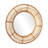 Raffaela Solid Wood Circle Wall Mirror-1891900882