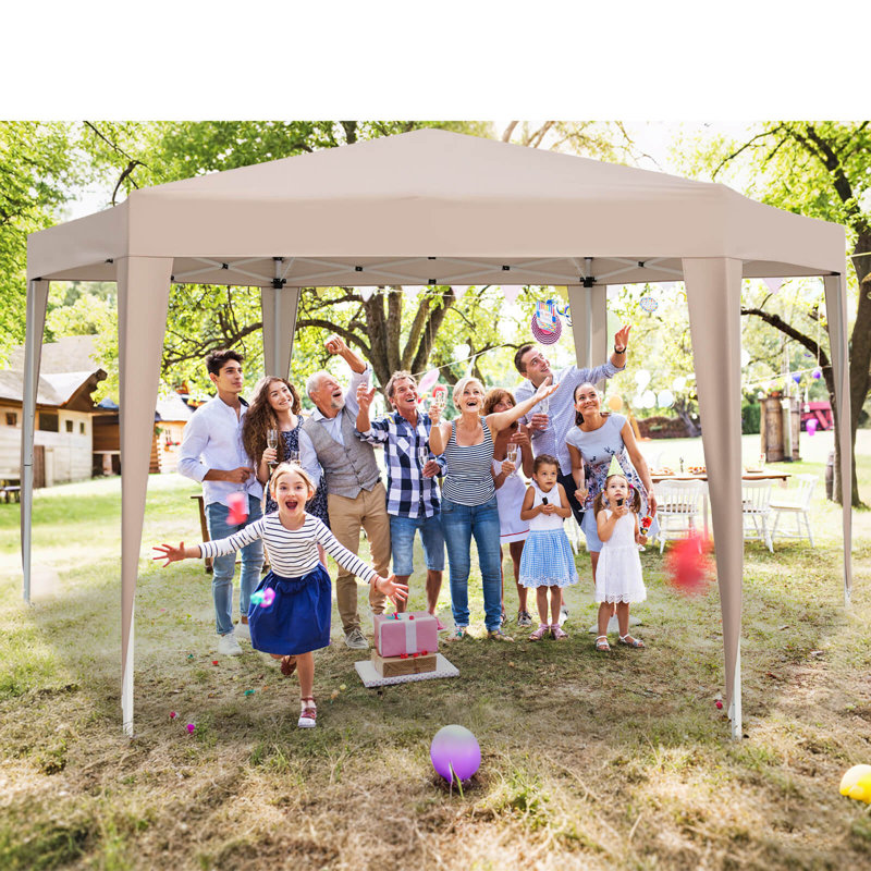 13 x 11.5 FT Hexagonal Gazebo Shelter with 3 Adjustable Height Carrying Bag