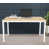 Dural Apple Wood Top / White Frame