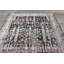 Tapis noir / gris / menthe unique 7 pi 10 po x 11 pi Momig