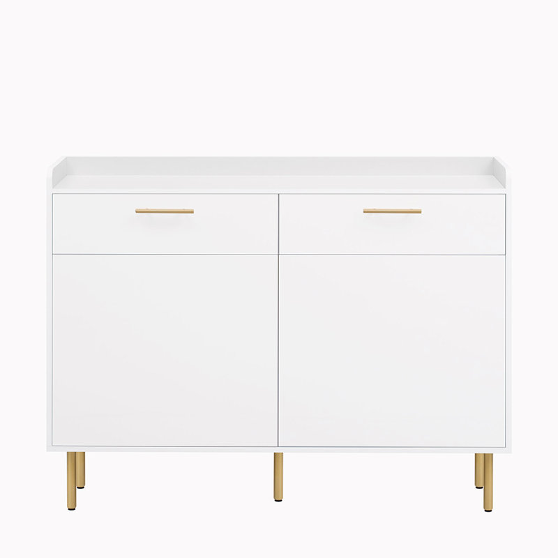 Oder 2 -Drawer Accent Cabinet, White