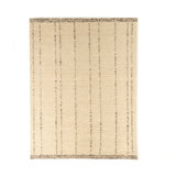 Corwin Striped Area Rug in White/Neutral