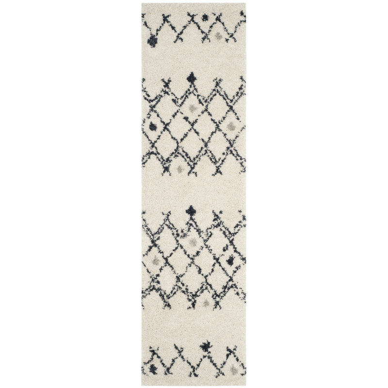 Polebridge Geometric Hand Woven Area Rug, Runner 69 x 244 cm