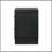 2-drawer Nightstand Bedside Table, Black