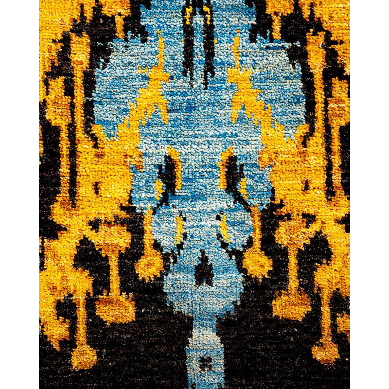 Contemporary One-of-a-Kind 5' 2" X 8' 2" Hand Knotted Area Rug