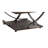 Isiah Clear Glass Coffee Table