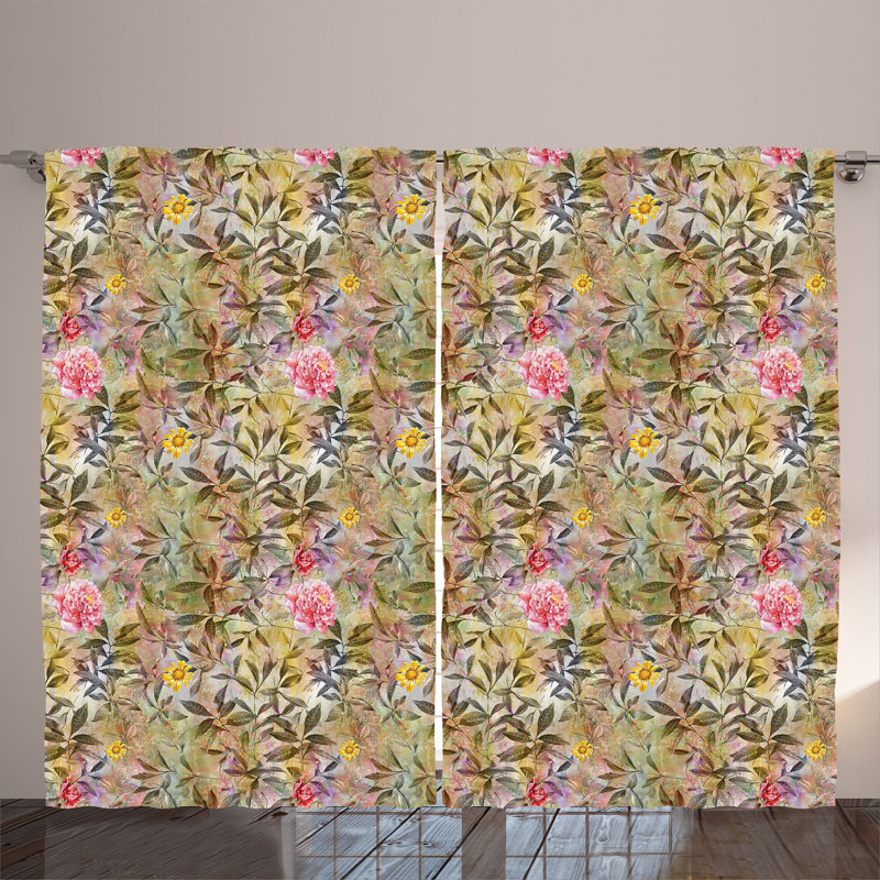 Semi Sheer Curtain Pair