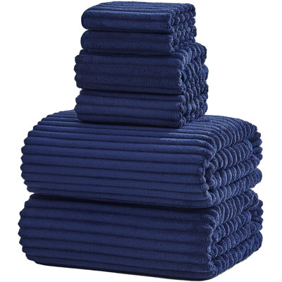 6-Piece Bath Towel Set (Beige)