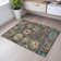Premium Machine Washable Wayne AMF1101 Damask Rug