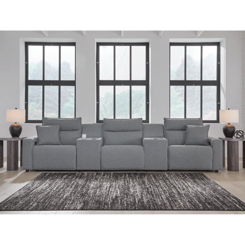 Canapé modulaire inclinable électrique 5 pièces Bodie