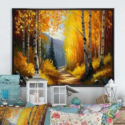 Chemin dans la forêt II - reproduction sur toile