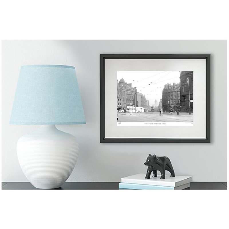 Sheffield, Fargate C1955 by Francis Frith - Single Picture Frame Print, 28cm H x 36cm W x 2.3cm D