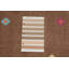 Tapis géométrique en laine de style Gabbeh 6 x 9