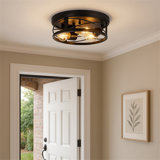 Black Flush Mount Ceiling Light Fixtures