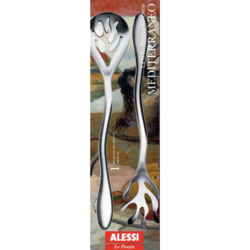 Mediterraneo Stainless Steel Salad Servers
