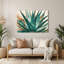 Southwestern Plants Agave Plant 150, art mural en métal brun-511859973