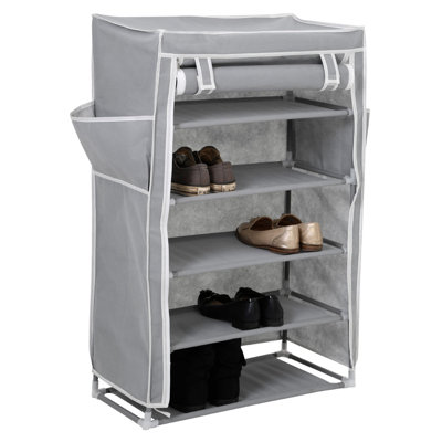 5 Tier Polyester Shoe Rack