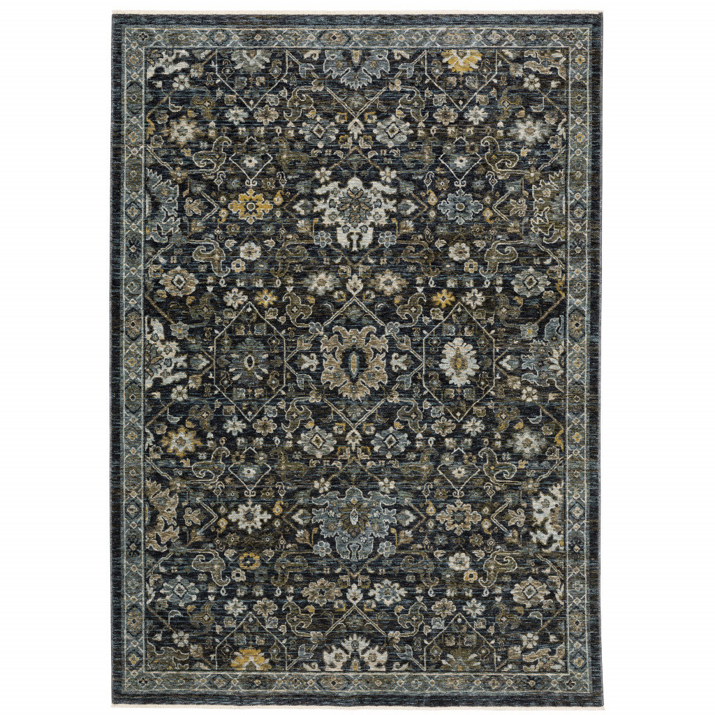 Hovis Blue/Light Blue Area Rug Langley Street® Rug 