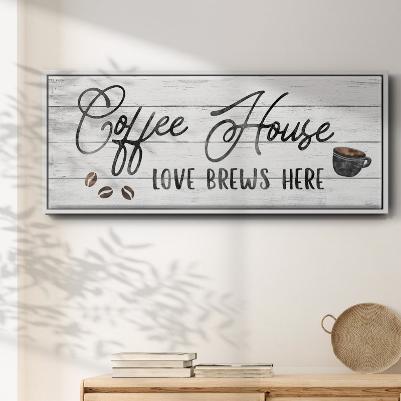 Love Brews - toile encadrée