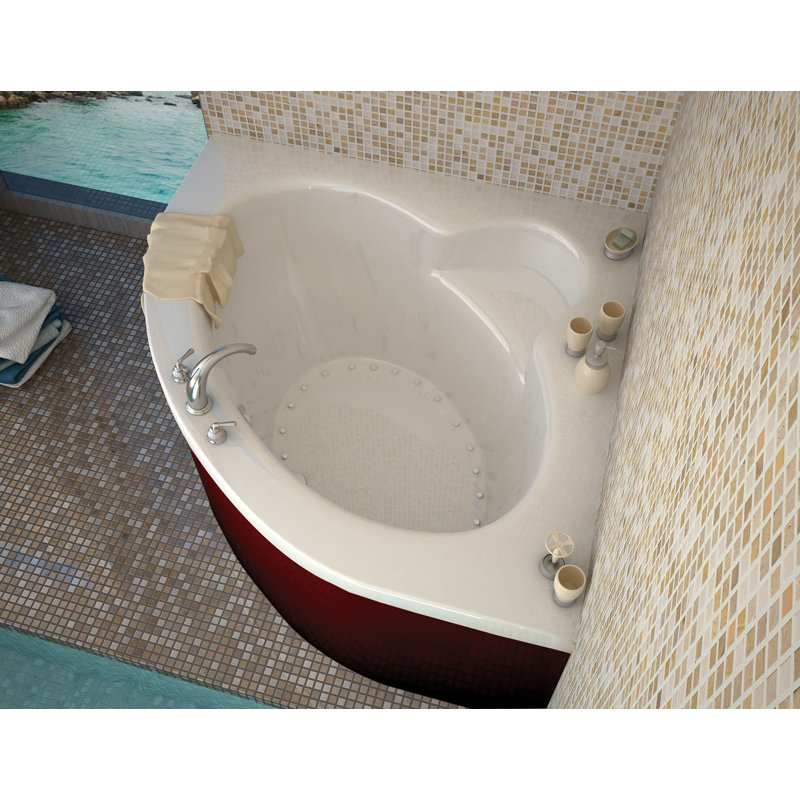 Trinidad 84'' x 66.5'' Air Acrylic Bathtub