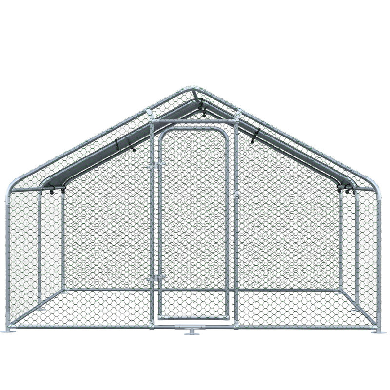 Poulailler 0,45 pieds carrés avec grillage Darquise, H 6,4 po x l 9,8 po x P 13,1 po