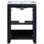 Petit ensemble de meuble-lavabo de style vintage 24 po x 18 po x 34 po avec lavabo en céramique