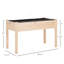 Lit de jardin surélevé avec pieds Outsunny, 48 po x 22 po x 30 po, jardinière en bois surélevée, drainant avec doublure de lit pour les légumes, les herbes et les fleurs, patio, balcon
