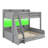 Twin Over Full Bunk Bed With Charging Station And Drawer-1225334400