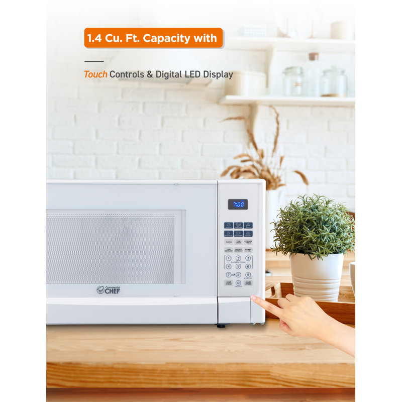 CHM Series CommercialChef 21.7" 1.4 cu ft. 1100 - Watt Countertop Microwave, White
