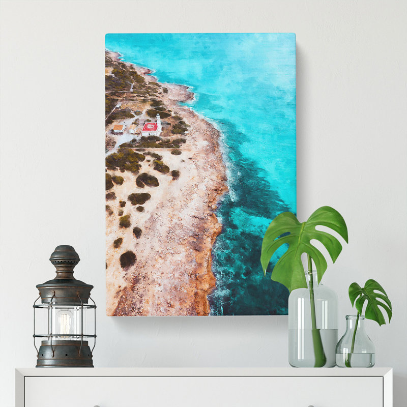 Lighthouse On The Coast Of Spain - Wrapped Canvas, 76cm H x 50cm W x 3cm D
