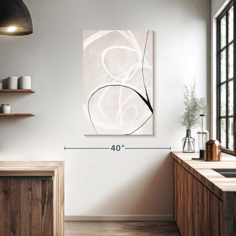 Fine Line I, 39" H x 26" W