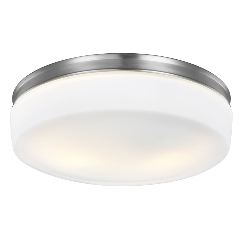 Issen 2 - Light Flush Mount, Satin Nickel