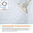 High Pressure 5-Function Massage Shower Head Brushed Nickel Fixed Showerhead Easy To Clean 4.25 Inch Face-119378440