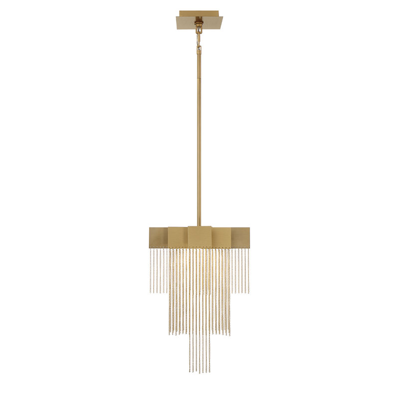 Luminaire suspendu 2 lumières , Or