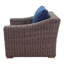 Chaise de terrasse avec coussins Janet