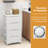 Inbox Zero 1 Pcs 5-drawer Plastic Rolling Storage Cart With 4 Universal Wheels Dresser Cabinet